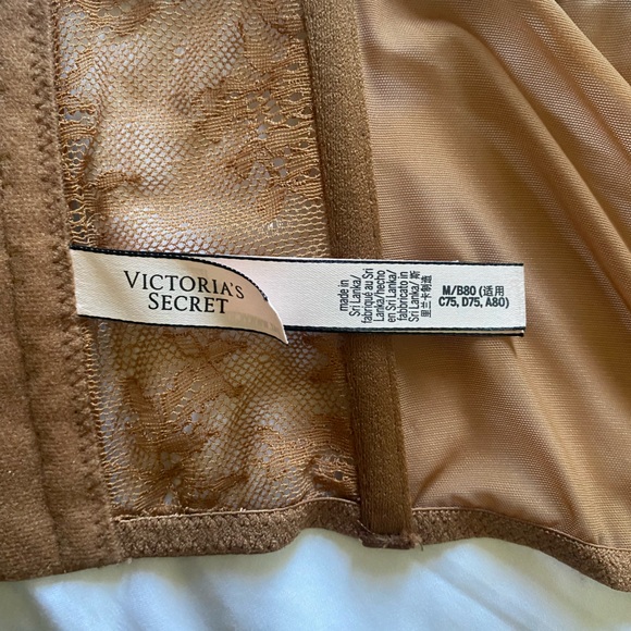 Victoria's Secret Brown Lace Chemise - Picture 2 of 2